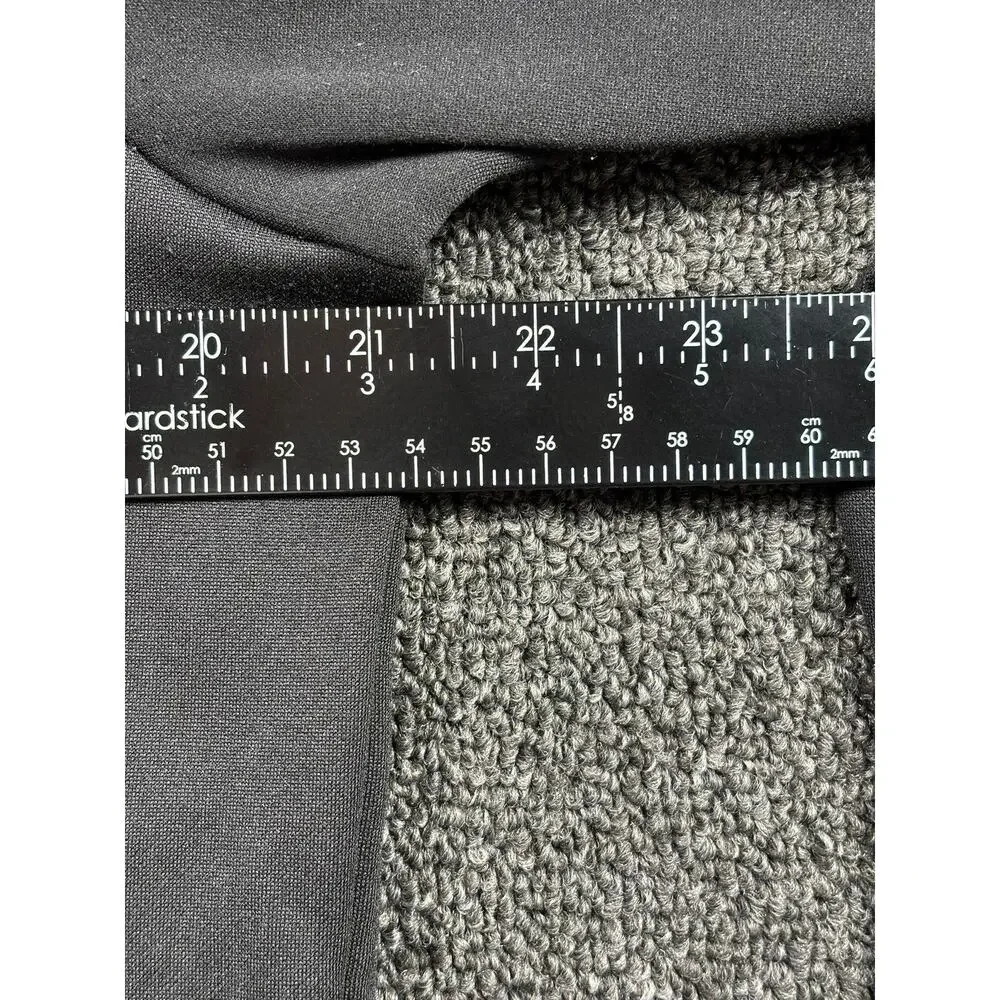 The North Face Hoodie Mens Med Black Gray Logo Fleece Pullover Sweatshirt Warm